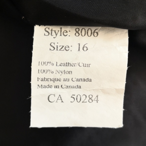 Leather Motorcycle Jacket - Picture 7 of 8